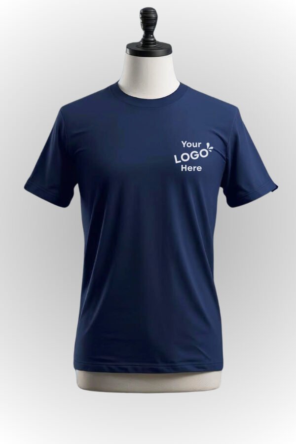 Cotton Round Neck T-shirt - Nevi Blue