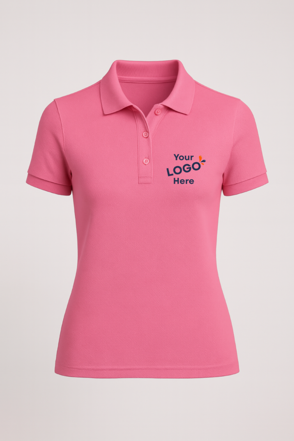 Women’s Polo T-Shirt-Pink