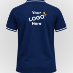 Cotton polo Nevi Blue- Back