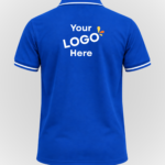 Cotton polo Royal Blue- Back